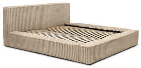 ČALÚNENÁ POSTEĽ SANTI 140x200 VITO 26 BÉŽOVÁ