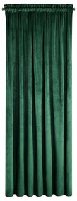 Dekorstudio Zamatový záves MELANIE 140 x 270 cm fľašovozelený