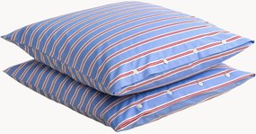 Obliečky na vankúše z bavlneného perkálu Striped Blue, 2 ks
