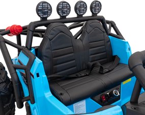 Ramiz Elektrická bugina Racing 5 pre deti modrá + motory 2x200W + diaľkové ovládanie + LED audio + pomalý štart
