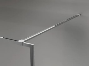 Mexen Kioto-F, sprchová zástena s rámom 85 x 202 cm, 8 mm číre sklo, chrómový profil, 800-085-104-01-00
