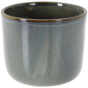 Zelený porcelánový kvetináč