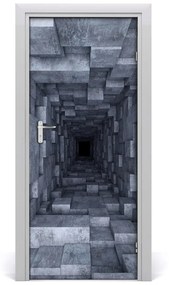Samolepiace fototapety na dvere tunel 75x205 cm