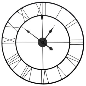 Tutumi, okrúhle nástenné hodiny 80 cm CFZL-CL-80, čierna, ZEG-02800