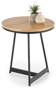 Konferenčný stolík Kami (prirodné drevo + čierna). Vlastná spoľahlivá doprava až k Vám domov. 1049024