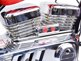JOKOMISIADA Elektrická motorka Chopper na batériu pre deti s nosnosťou max. 80 kg PA0318 červená
