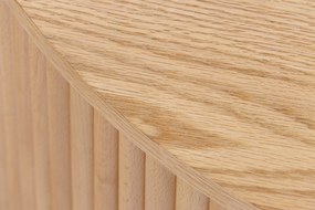 Okrúhly konferenčný stolík Tamis 80 cm - prírodný