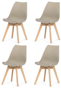 Súprava jedálenských stoličiek CT-X7055 CAP, 4 ks