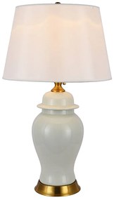 Elegantná stolná lampa Rimini - krémová