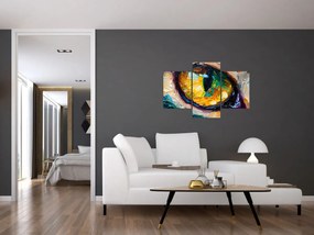 Obraz - Maľba mačacieho oka (90x60 cm)