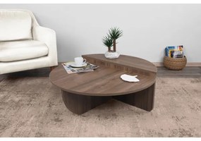 SADA 2x Konferenčný stolík PODIUM hnedá