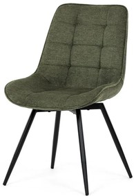 Autronic BONTEC Jedálenská stolička, čierna, látka, HC-T1130 BK2 Farba: Zelená