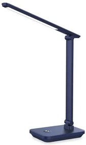 Stolná lampa Platinet 5 W, silná batéria + USB, modrá