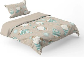 HOME ELEMENTS Mikroflanelové obliečky na jednolôžko, Škriatkovia