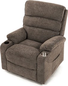 Polohovacie kreslo béžové, elektrické TV-S8348 CRM2
