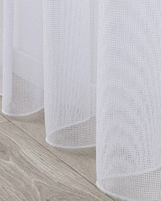Záclona so systémom FLEX (dvojité spony flex) farba produktu biela látka polopriehľadný, zapletaná