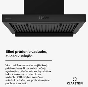 Klarstein AeroClean digestor, 649,9 m³/h, 4 úrovne, EEK A++, odsávanie/recirkulácia vzduchu