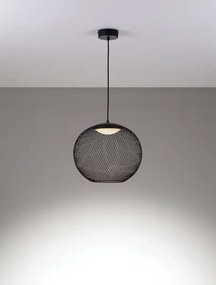 LED čierne dizajnové svietidlo Kinetic 40