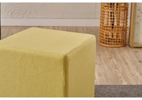 Taburet CUBI 40x40 cm žltý