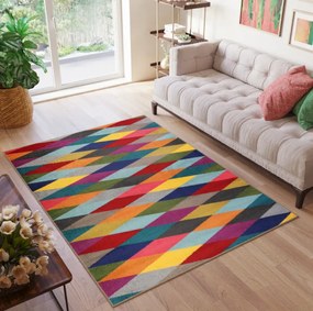 Štýlový koberec s farebným vzorom Salsa Šírka: 80 cm | Dĺžka: 150 cm