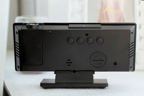 Zrkadlové digitálne hodiny so stojanom