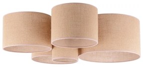 Duolla - Stropné svietidlo ROLLER PENTO 5xE27/60W/230V béžová