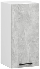Kuchyňská závěsná skříňka Olivie W 30 cm bílá/beton