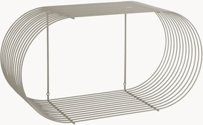 Kovová nástenná polica Curva, Š 61 cm