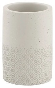 Béžový téglik na zubné kefky Gedy Afrodite – Sapho