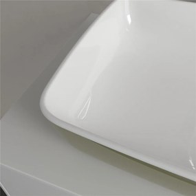 VILLEROY &amp; BOCH Artis obdĺžnikové umývadlo na dosku bez otvoru, bez prepadu, 580 x 380 mm, Sage Green, 417258BCS8