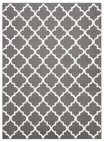 Koberec BCF Morad TRELLIS Vzor marocká mreža, antracit