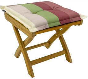 Podsedák na stoličku PLUSHIO 50x50 cm - viac variantov Farba: Vínová