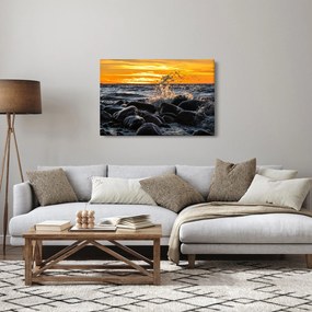Obraz morských vĺn (90x60 cm)