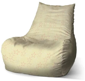 Sablio Sedací vak Bean Hviezdy - 100 x 90 x 45 cm