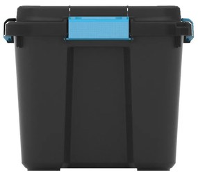Úložný box z recyklovaného plastu s vekom, Scuba M - 43 l, 34x49,5x39 cm