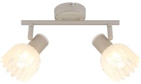 Globo 54317-2 - Bodové svietidlo PLANTA 2xE14/40W/230V