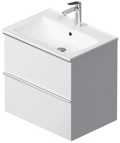 Skrinka s umývadlom 65 AM.PM Hit MTAFHX0652WG závesná, 2 zásuvky, lesklá biela