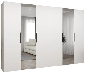 Skriňa Marbella II 300 biela/čierna