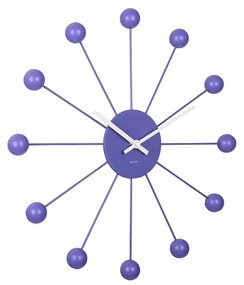 Karlsson 5977PU dizajnové nástenné hodiny fialová, pr. 40 cm