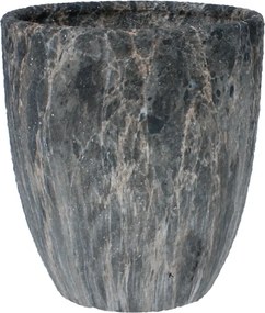 KERAMICKÝ OBAL NA KVETINOVÝ KÔŠ 20,5 x 20,5 x 23 CM S EFEKTOM MARMORU *5610
