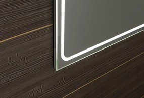 Sapho Sapho, GEMINI LED podsvietené zrkadlo 900x900mm, GM092