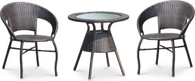 Súprava záhradného nábytku Bistro, 3 diely