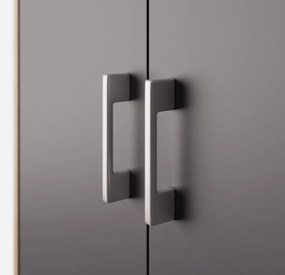 Policová skriňa Vincent, dub artisan/antracit