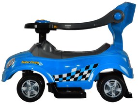 Wellhox Detské odrážadlo s rukoväťou 3v1 - modré