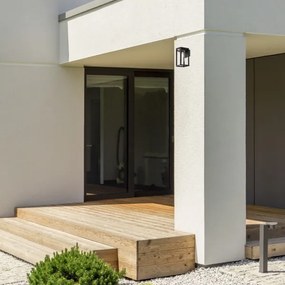 Rabalux 77086 - Vonkajšie nástenné svietidlo ZERNEST 1xE27/15W/230V IP54 čierna