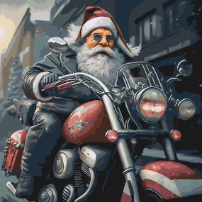 Gario Maľovanie podľa čísel Moderné Santa Rozmery: 50 x 50 cm, Rámovanie: Iba zrolované plátno