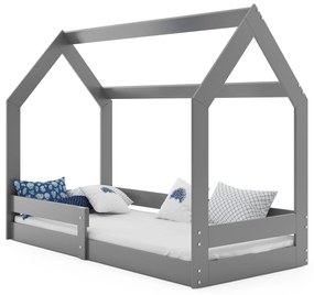 Detská posteľ 80 cm Dormo D (grafit) (s roštom a matracom). Vlastná spoľahlivá doprava až k Vám domov. 1056431