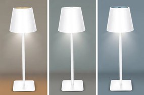 SOLIGHT LED nabíjacia lampička Lucca, 120lm, zmena CCT, stmievanie, biela