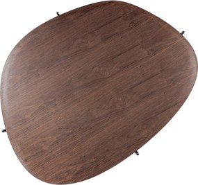 Konferenčný stolík v tmavo prírodnej farbe 97x121 cm Kota – WOOOD