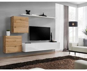 Obývacia stena Switch V Wotan/Biely